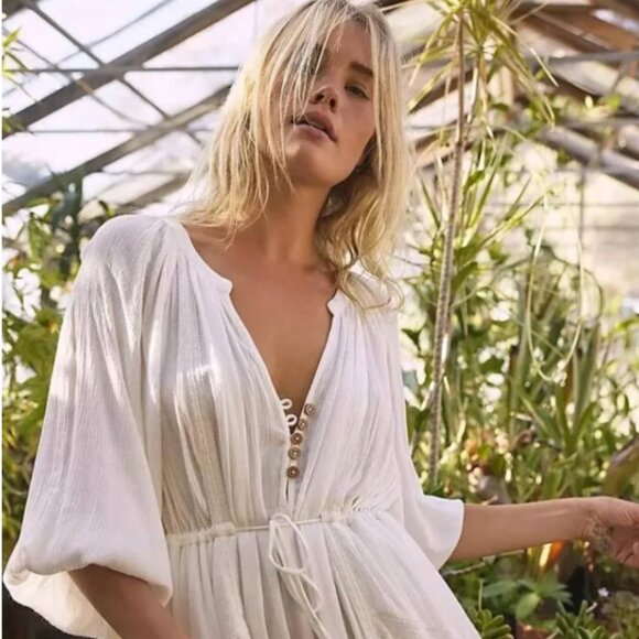 Peasant Dress - Plenty Of Love Maxi - Picture 3 of 9